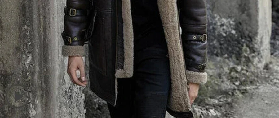 Men Winter New Imitation Leather Velvet Men\'s Coat Popular Thickened Coat Jacket Long Sleeve