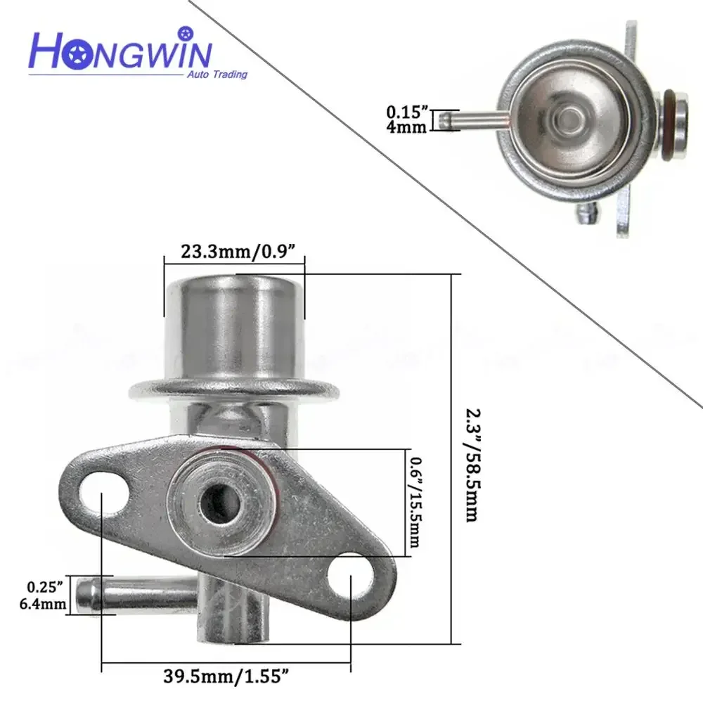 MD322987 Fuel Pressure Regulator Fits Mitsubishi Pajero Montero 1991-2004 3.5 V6 K90 6G72 V20 6G74 MD303850 1100-12E10 110012E10