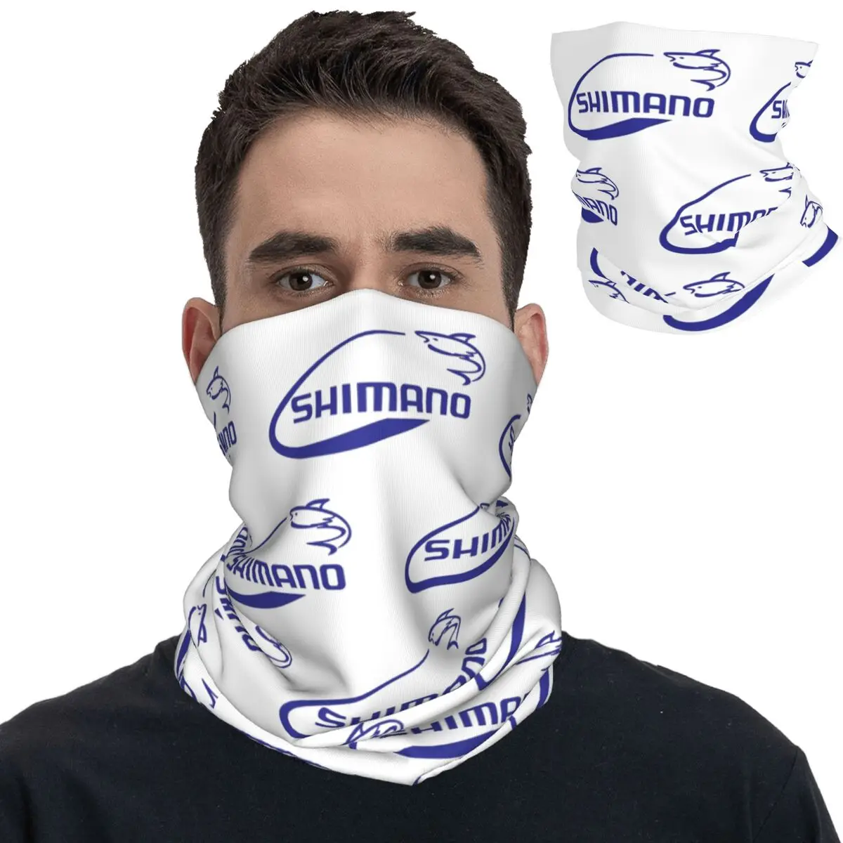 Big S-Shimanos Fishing Bandana Neck Cover Printed Magic Scarf Multi-use Cycling Scarf Running for Men Women Adult Windproof