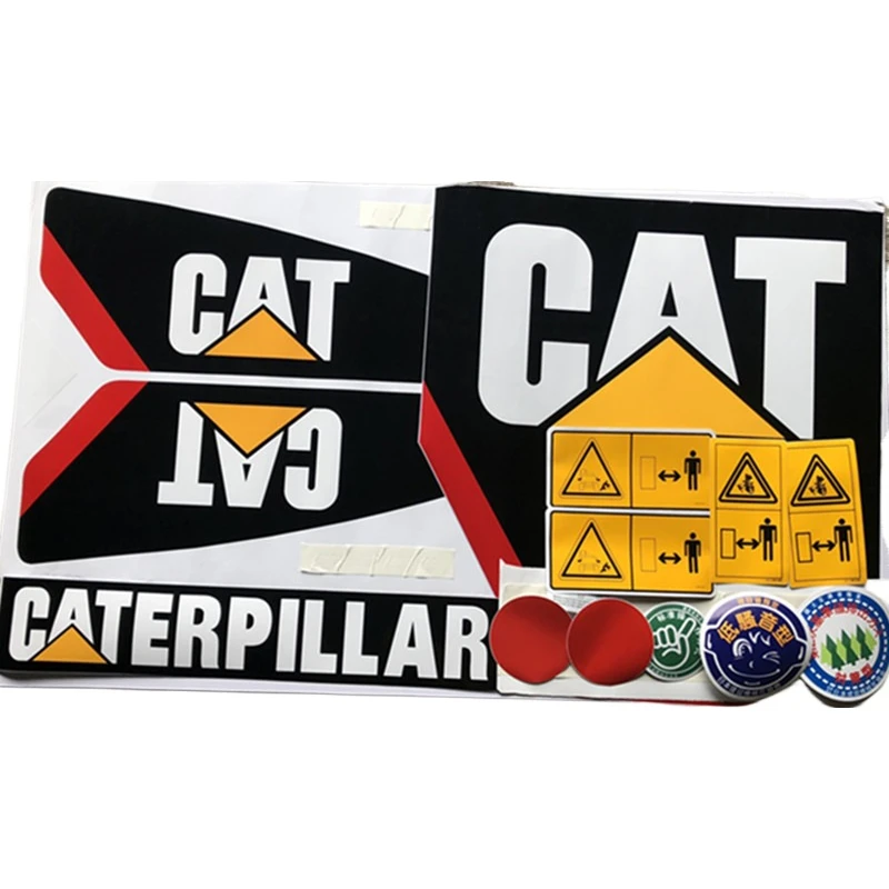 Excavator for Carter CAT307D/312/320/325/329/330C/B/D All Car Decal Stickers Excavator Parts