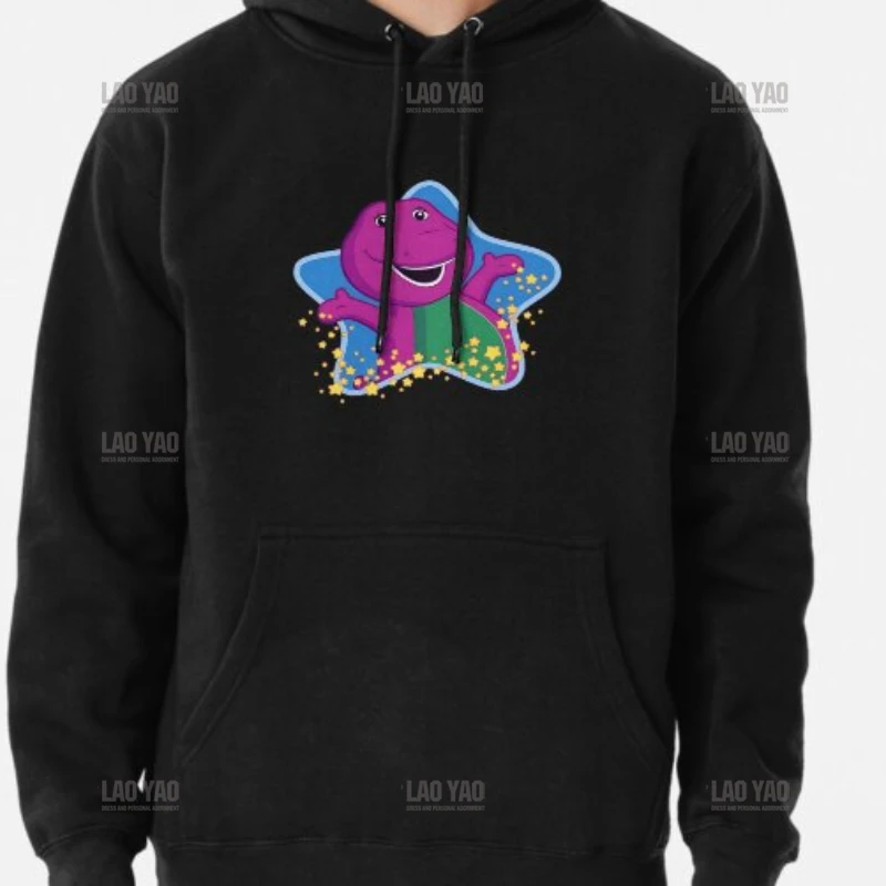 Barney (Barney & Friends) Cartoon Cartoon Hoodie Can Be Worn By Both Men and Women Kawaii Original Hoodie