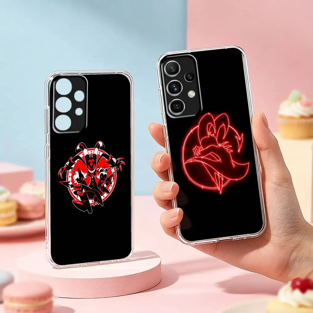 Chaotic imp boss B-Blitzo phone Case For Samsung S25,24,21,22,23,30,Ultra,20,Plus,Fe,Lite,Note Transparent Cover