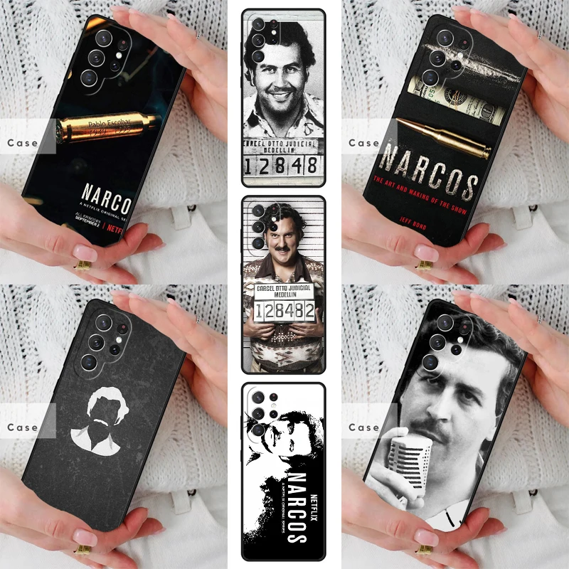 Narcos Pablo Escobar TV Series Poster TPU Phone Case for Samsung Galaxy S26 S25 S24 S23 S22 S21 S20 Note10 Plus FE Ultra Cover