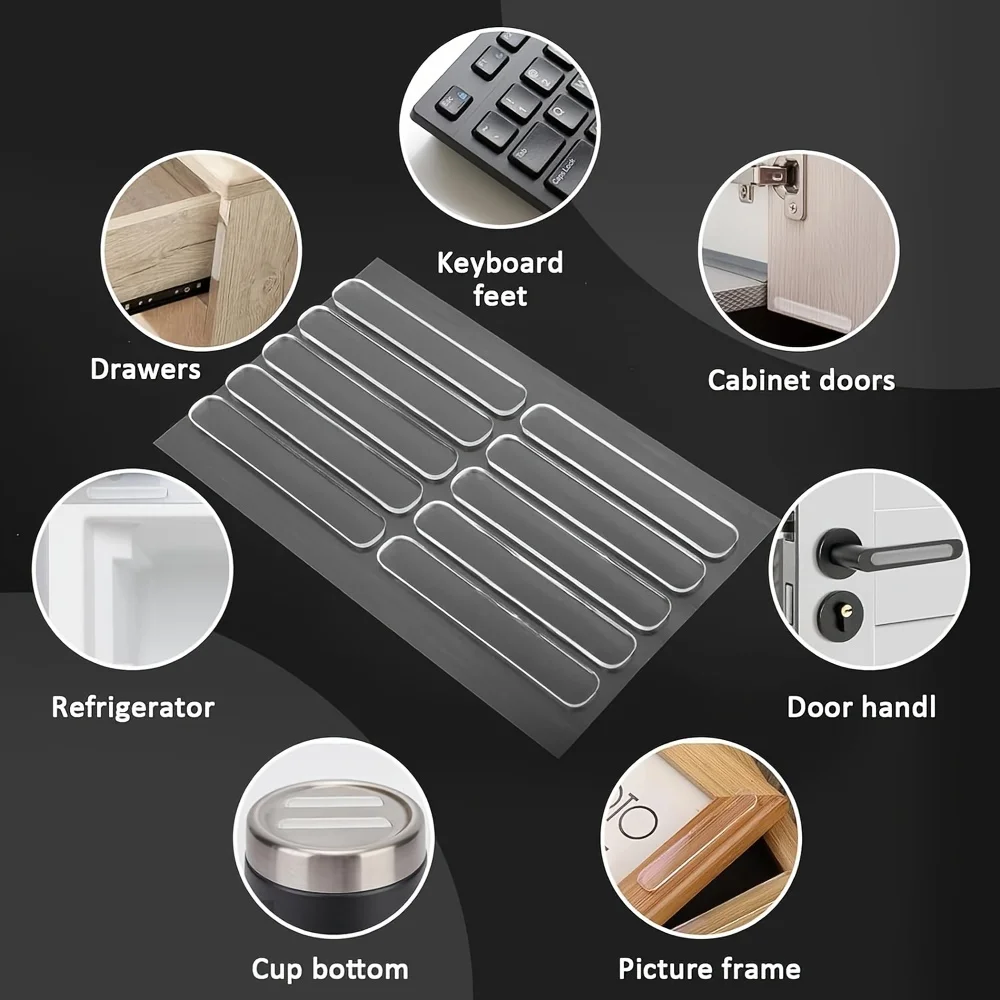 

10/50pcs Anti Collision Strip Transparent Corner Protectors For Refrigerator Wardrobe Door Table Edge Furniture Protection Tool