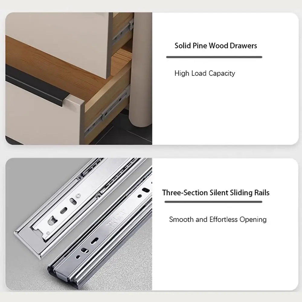 منضدة بدرجين على طراز المزرعة، تصميم منحني، ألوان متعددة، 50 لتر × 40 عرض × 50 ارتفاع سم