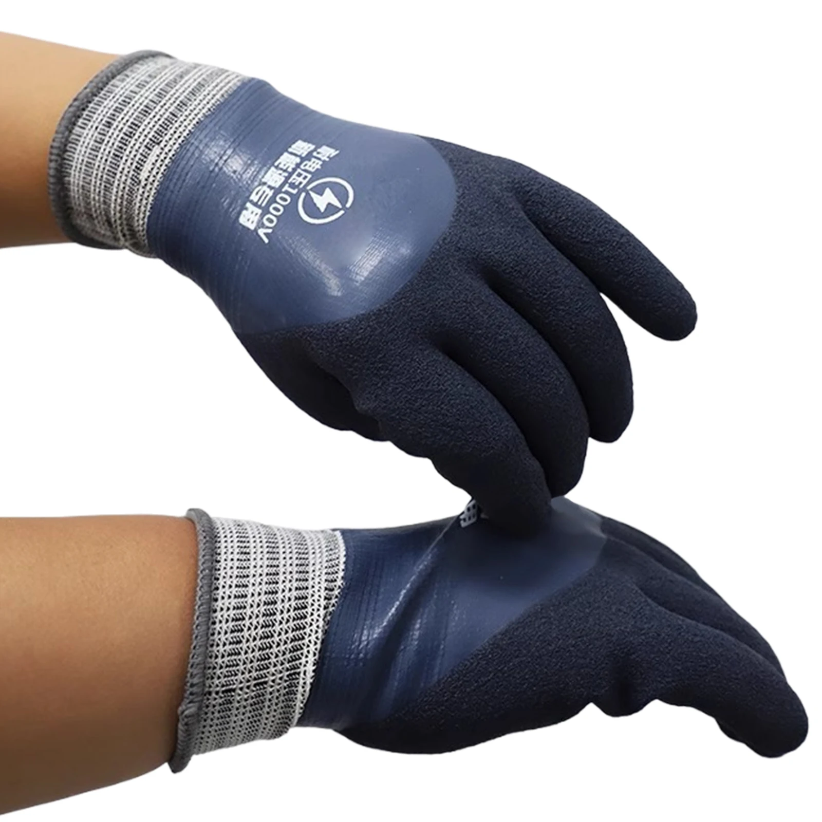 Guanti da elettricista isolati Guanti da elettricista resistenti alla tensione 1000V Guanti isolanti in gomma per elettricisti Prevengono gli urti