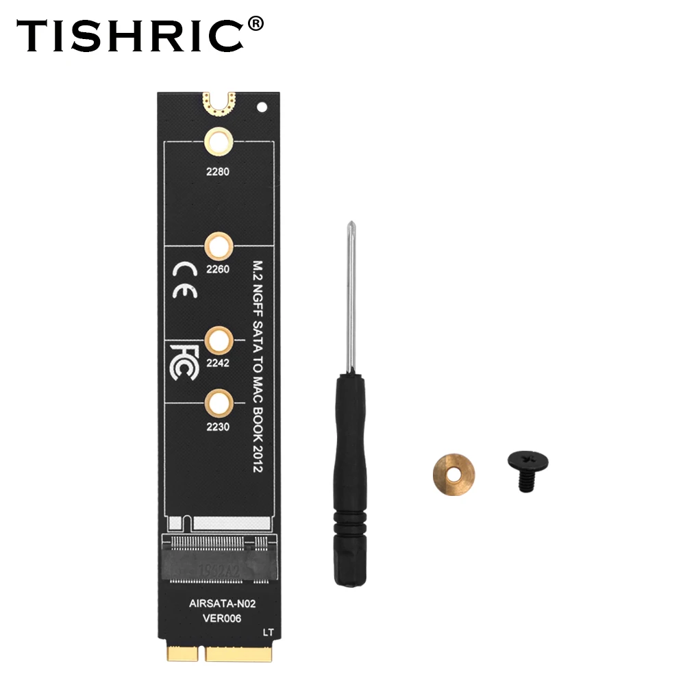 Is the TISHRIC M.2 NGFF SATA Riser Card the Right Interface Macbook Solution for Your 2012 Air or Pro?