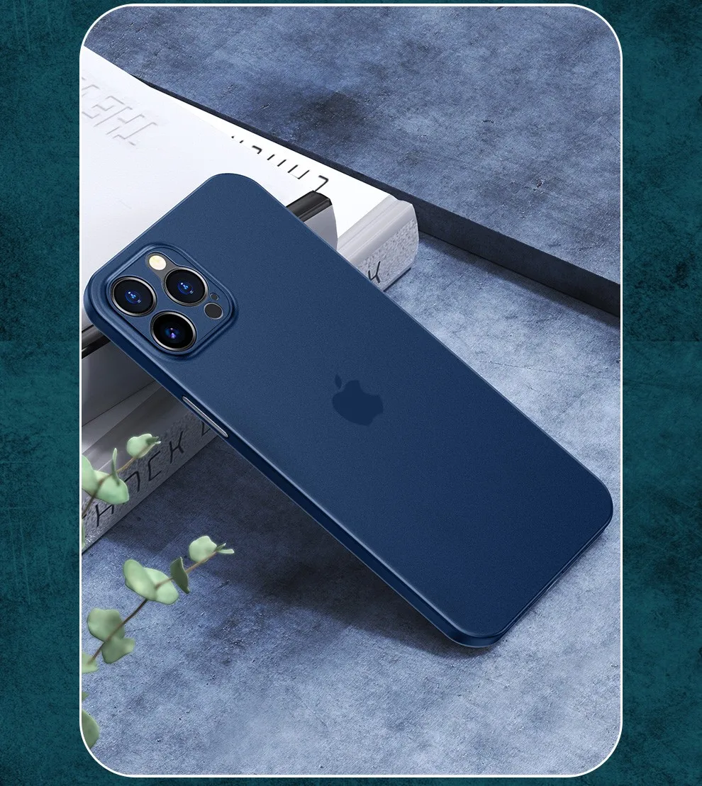 Durchscheinende, ultradünne, matte PC-Hülle für iPhone 11, 12, 13, 14, 15, 16 Pro Max 15 Plus, mattierte Handyhülle – Detail 15