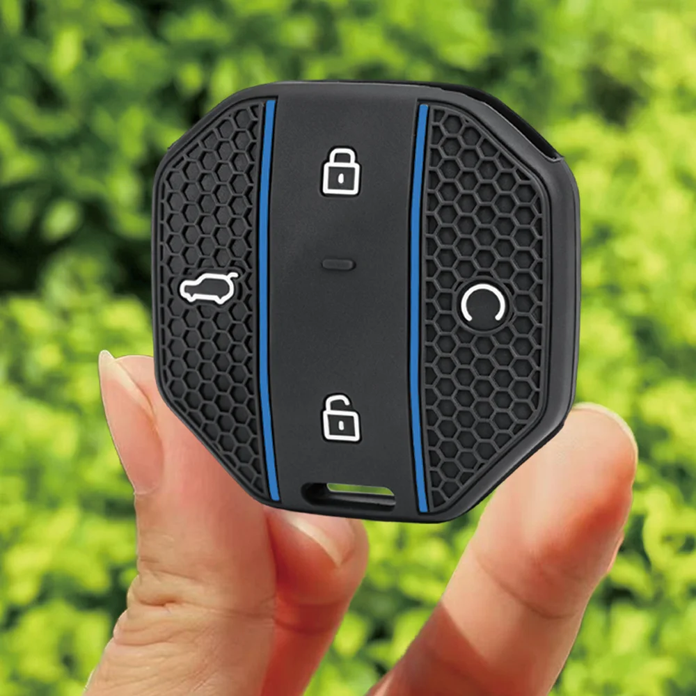 For Chery JETOUR Traveler T1 T2 Silicone Car Key Fob Cover Scratch Resistant Precise Fit Non Slip