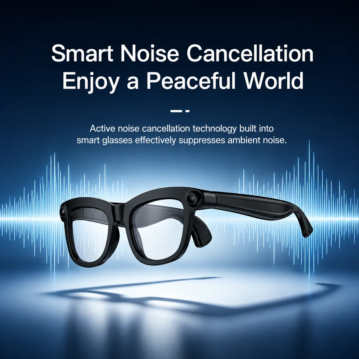 G32 Smart Glasses 8MP High‑Res Image Sensor AI Instant Translation Object Identification IP66 Waterproof Noise Reduction Call