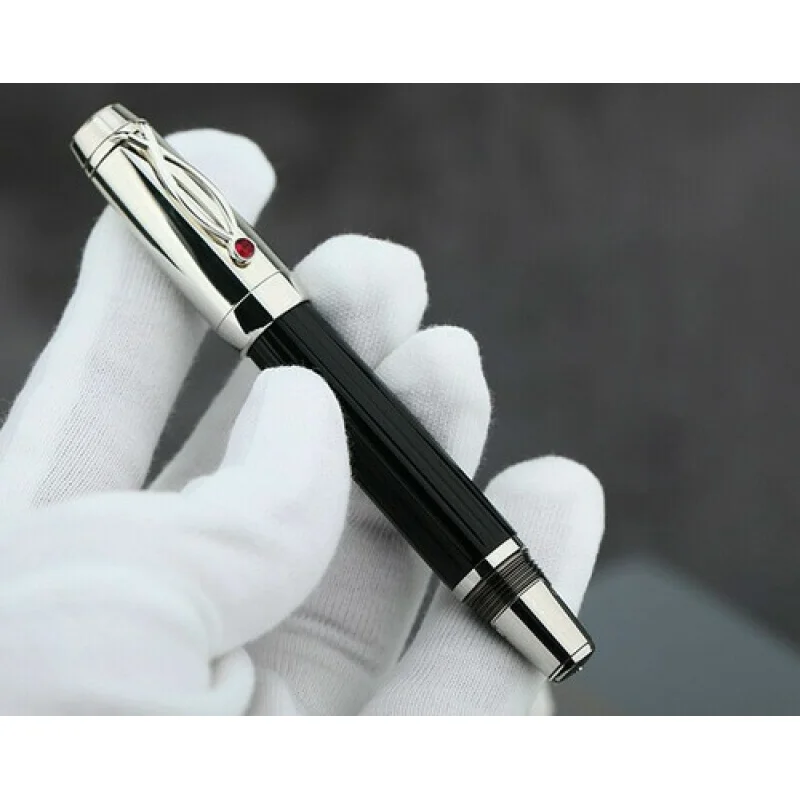 A+ Mojiang X1 Resin Mechanical Retractable Fountain Pen EF Nib Writing Gift Ink Pen