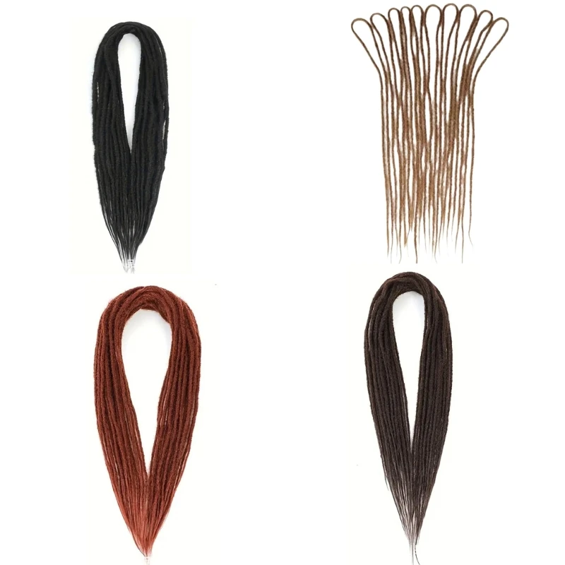 Synthetic Fibre Braiding Hair Extension Twisted Curly Hairpiece For Hiphop Dancing Performances Wear 10Pcs
