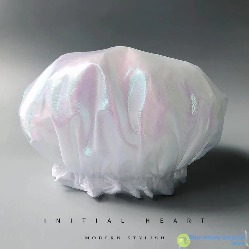 

Водонепроницаемая двухслойная шапочка для душа для взрослых женщин, высококачественная, прочная, легко надевается и снимается, инструмент для личной гигиены