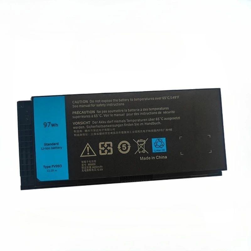 New FV993 11.1V 97Wh Laptop Battery for DELL Precision M6600 M4600 PG6RC FV993 R7PND OTN1K5 Notebook Bateria