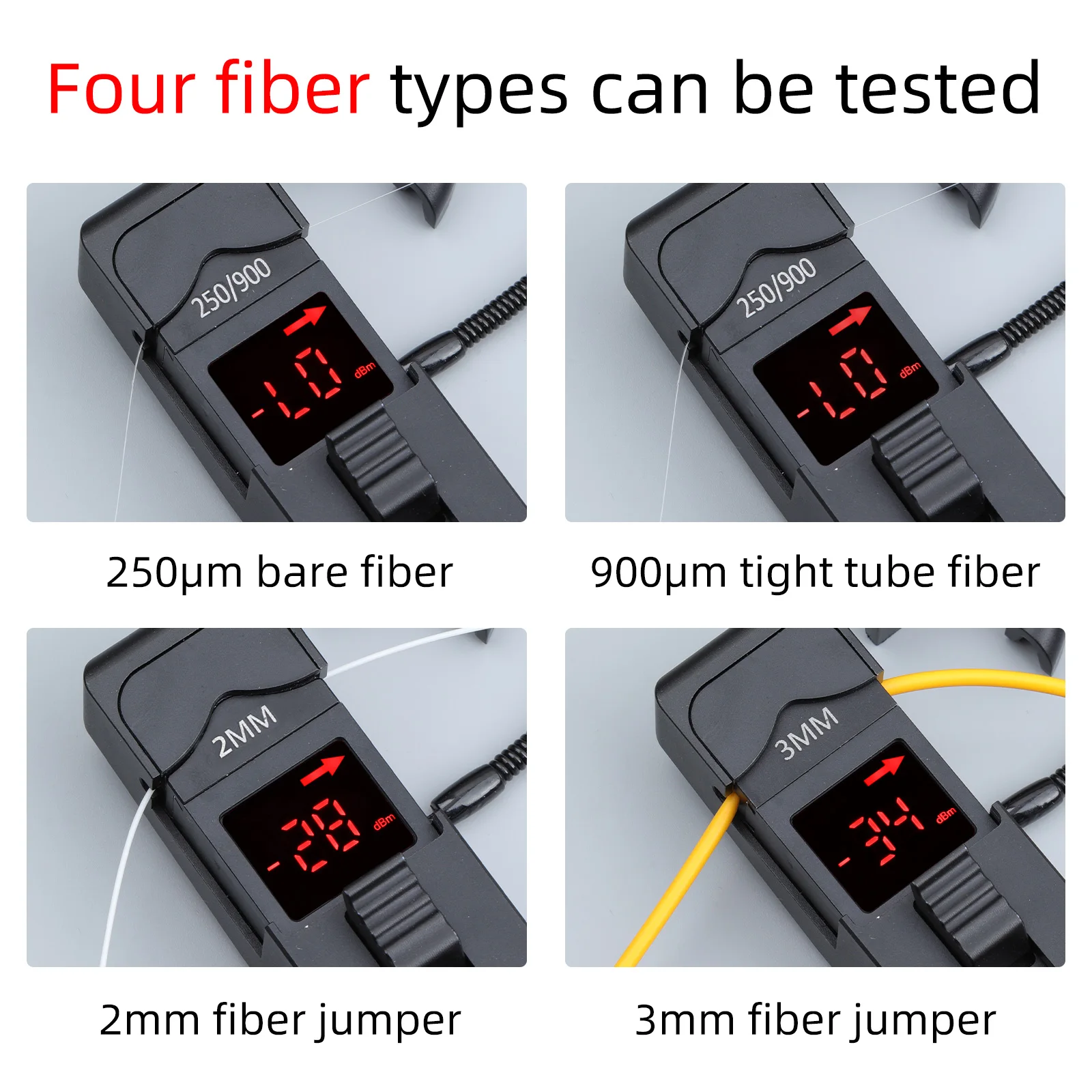 Imagem -04 - Optical Fiber Identifier Signal Direction Tester Optical Cabo Signal Identification Identification Power Detector Kfl35