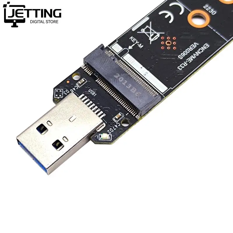 

USB-адаптер NVME M.2 NVMe — USB 3.1 SSD-адаптер 10 Гбит/с USB3.1 Gen 2 RTL9210 Чипы для M Key M2 NVMe 2230 2242 2260 2280 M.2 SSD