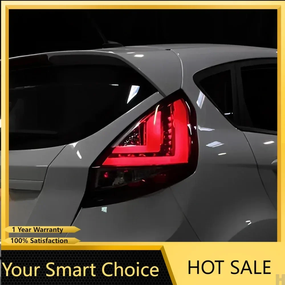 

Plug and Play Car Taillights Assembly For Ford Fiesta 2009-2015 LED Auto Rear Lamps Upgrade Flashing Signal Light Accessories
