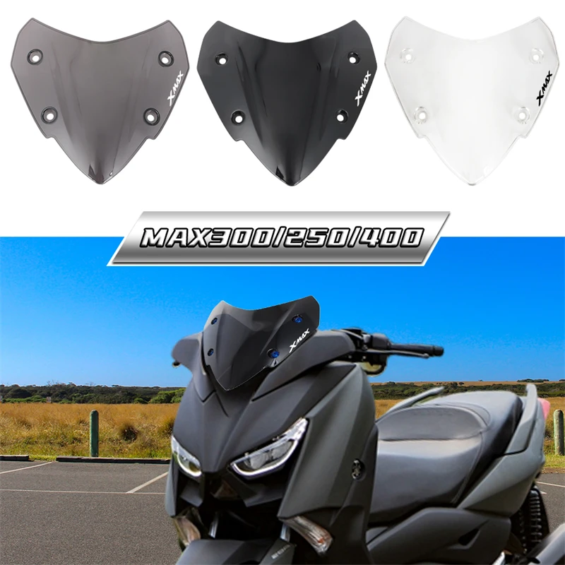 Motorcycle Sport Windshield WindScreen Visor Viser For YAMAHA XMAX300 Xmax250 XMAX 250 X-MAX300 XMAX300 2017 2018 2019 2020 2021