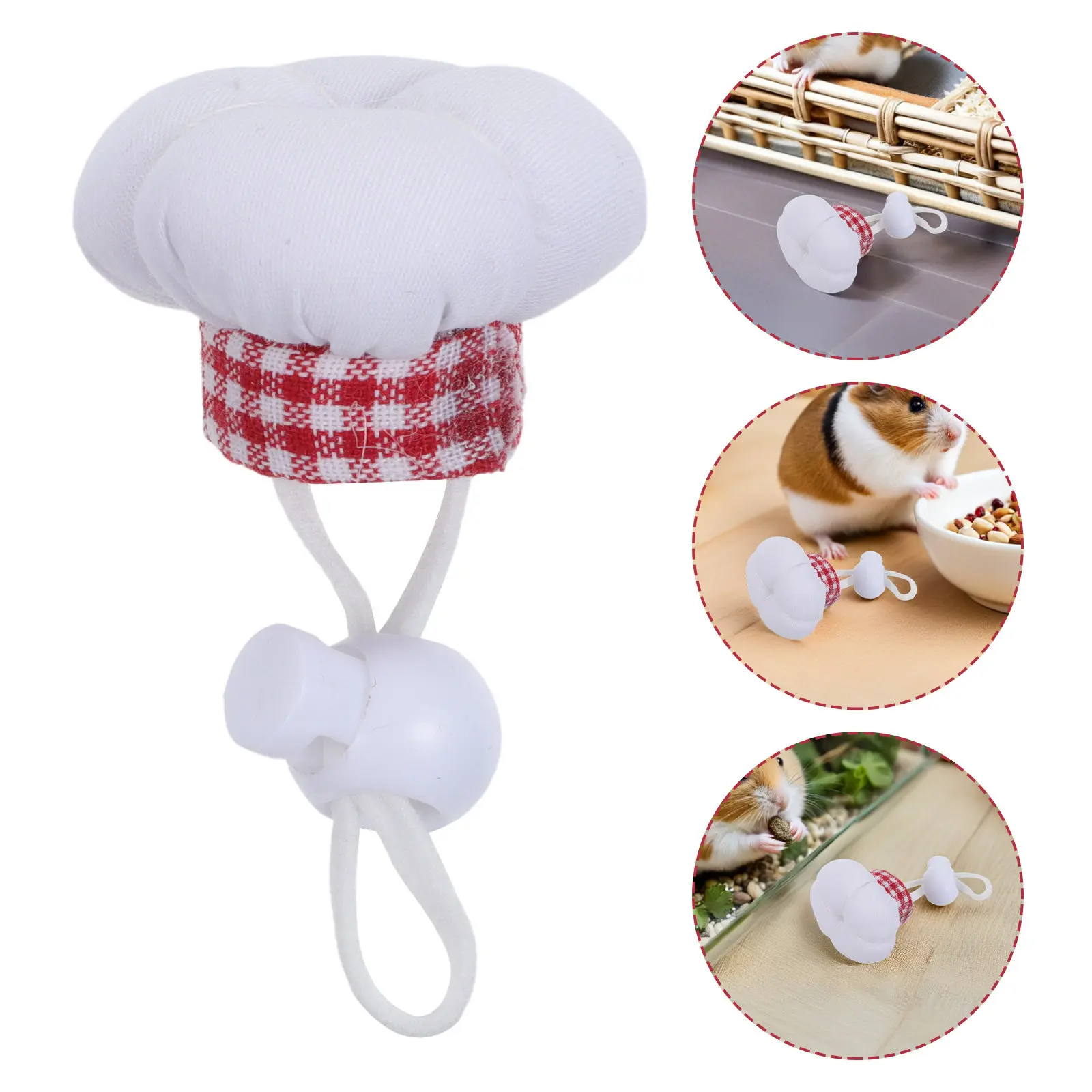 

Маленькая регулируемая шапочка для мелких животных: морских свинок, хомяков, кроликов, бородатых драконов. На Хэллоуин, Рождество, День рождения.