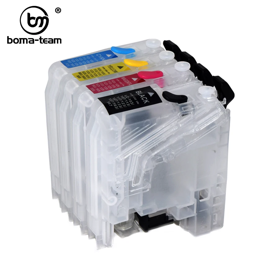 LC203 LC213 LC223 LC233 Refillable Ink Cartridge For Brother DCP-4120 MFC-J4420 J4620 J4625 J5320 J5620 J5625 J5720 Printers