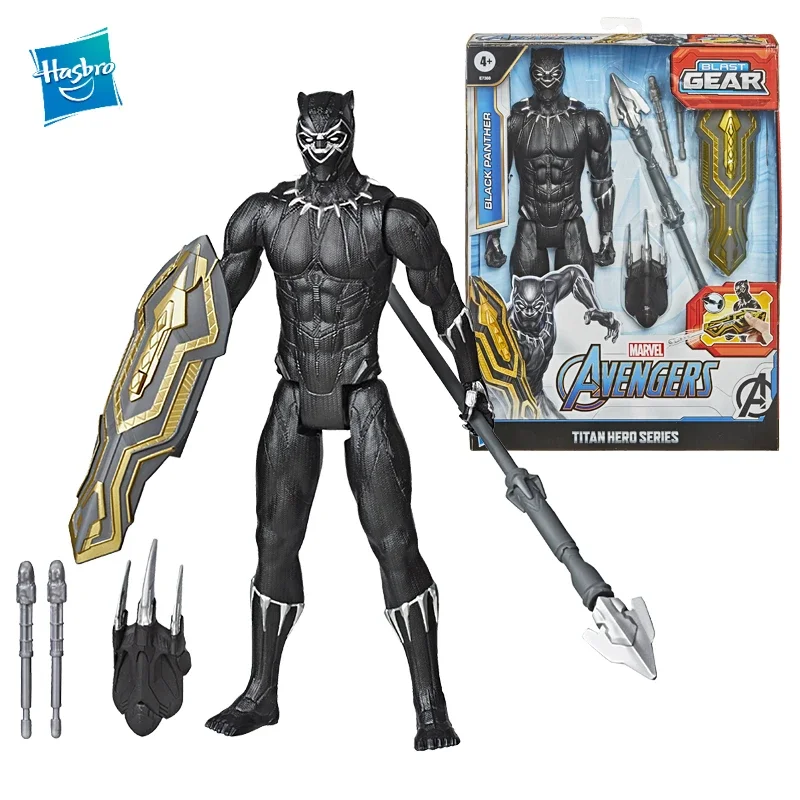 Authentic Hasbro Marvel The Avengers Black Panther 2 Movie Same Action Figure Model Iron Man Toy Collection Birthday Gift