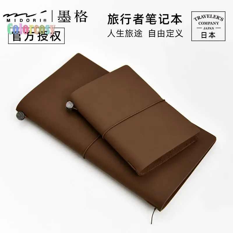 Midori Japan TRC Traveler's Notebook TN Hand Account Journal Book Standard Passport Diary Leather Book Student Creative Notepad