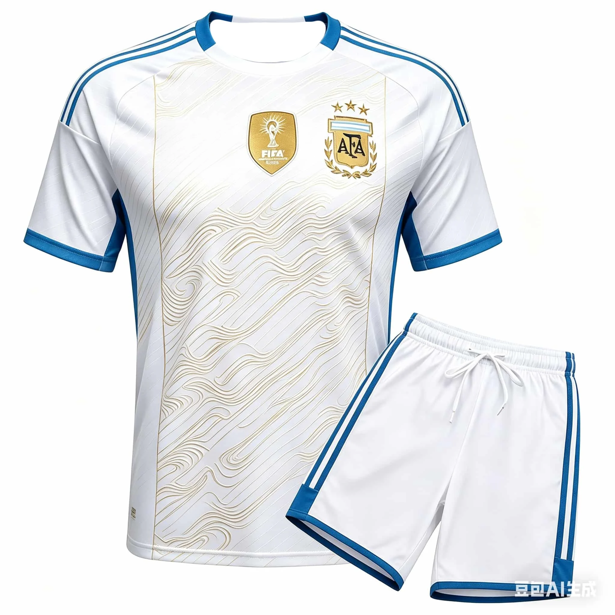 

Argentina Team Player Version Men's Football Jersey Set Comfortable and Loose, Suitable for Outdoor Use