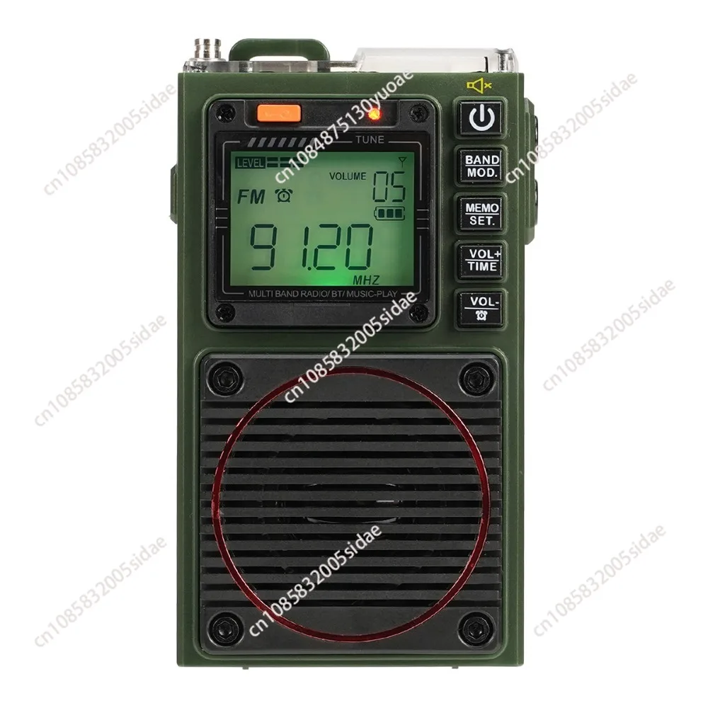 TR111 Radio FM Portable Radios AM FM Mini Ham Radio Shortwave Emergency Amateur Radio Multiband SW VHF WB Alarm Clock