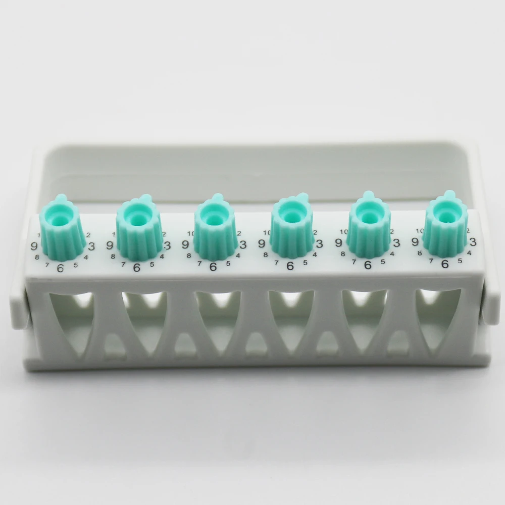 

Стойка для стерилизации эндодонтических файлов HBC Dental, 12 отверстий, 6 ячеек, 1 коробка