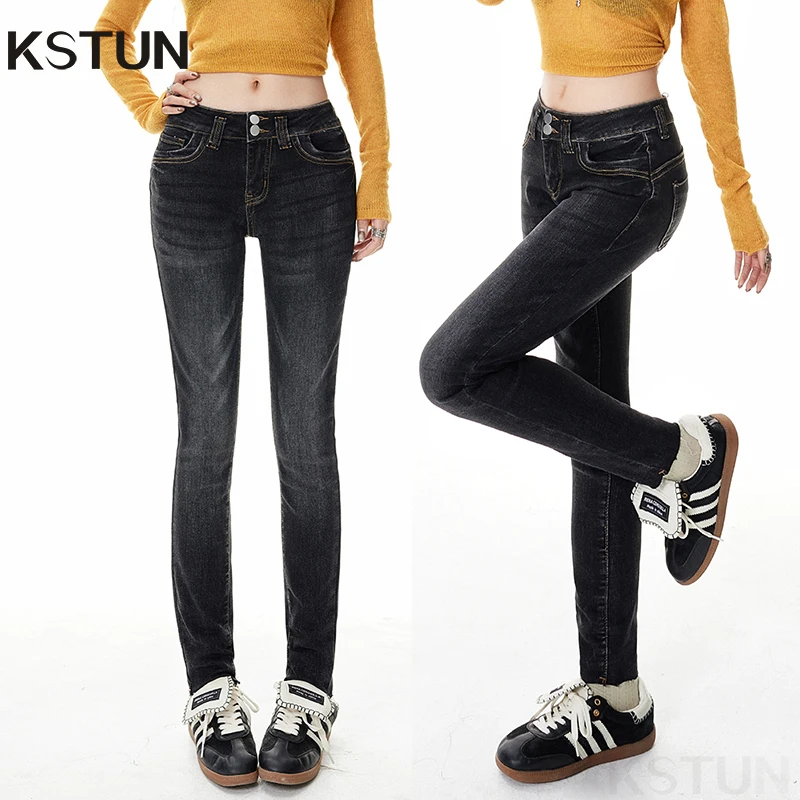 Jean slim élastique taille basse pour femmes, pantalon crayon décontracté à la mode pour filles épicées, Double boutonnage, pantalon amincissant confortable