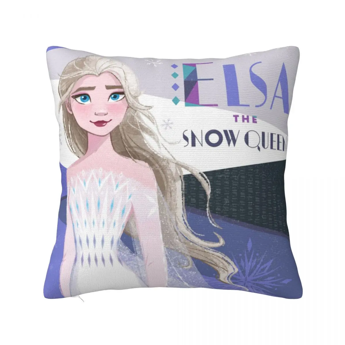 

Frozen 2 Elsa The Snow Queen Pillowcase Printing Polyester Cushion Cover Decorative Pillow Case Cover Bed Wholesale 45*45cm