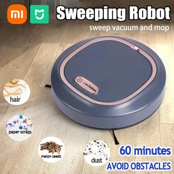 Xiaomi MIJIA Slimme Veegrobot Mini Stille Stofzuiger Sweep Mop Borstel 3-in-1 Multifunctionele Intelligente Reinigingsmachine
