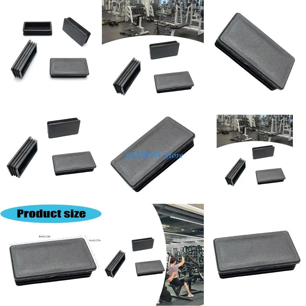 

G6DE Rectangular Fitness Equipment Plugs Durability Enhances Frictions Grip