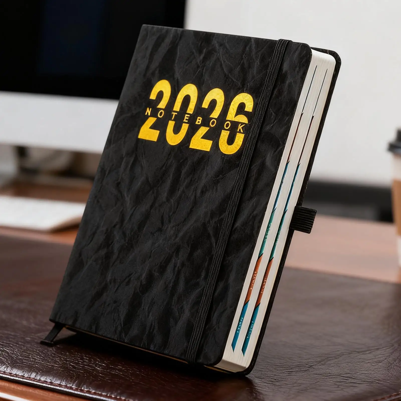 

Планировщик на 2026 год, блокнот формата А5, водонепроницаемая обложка с вкладкой, ежемесячный планировщик, календарь на 2026 год для дома, школы, колледжа, офиса, встречи