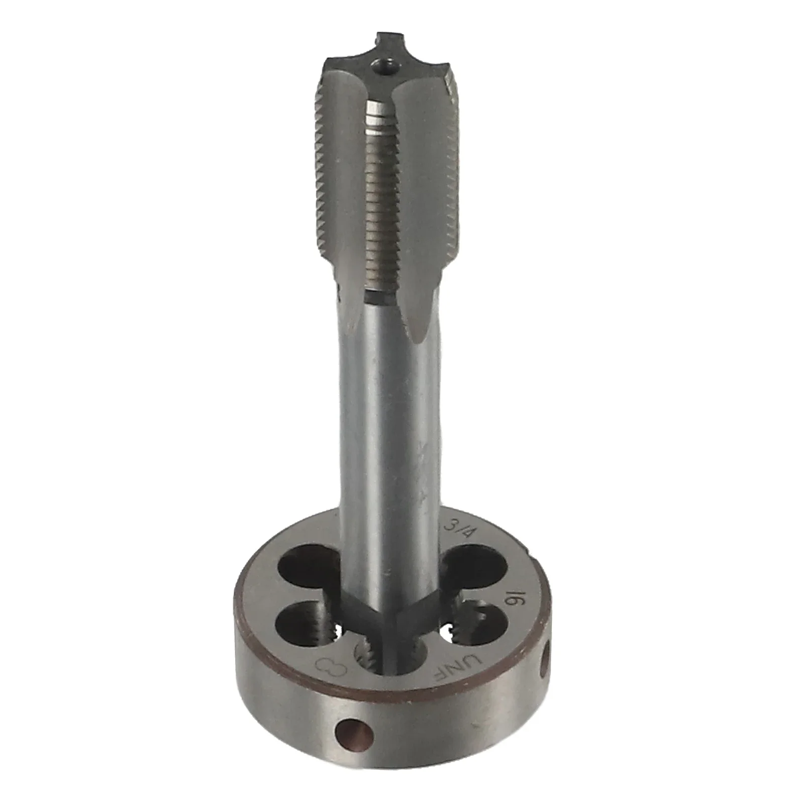 3/4-16 UNF Tap and Die Set HSS 1.58mm Pitch High-Speed Steel Threader for Metal and Plastic Right Hand 3/4 Inch TPI 16 Tool