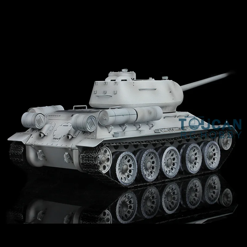 HENG LONG 1/16 FPV-camera Kunststof 7.0 T34-85 RC-tank 3909 360 °   Torentje Stalen Versnellingsbak Motor Aandeel Rook BB Schieten TH17774