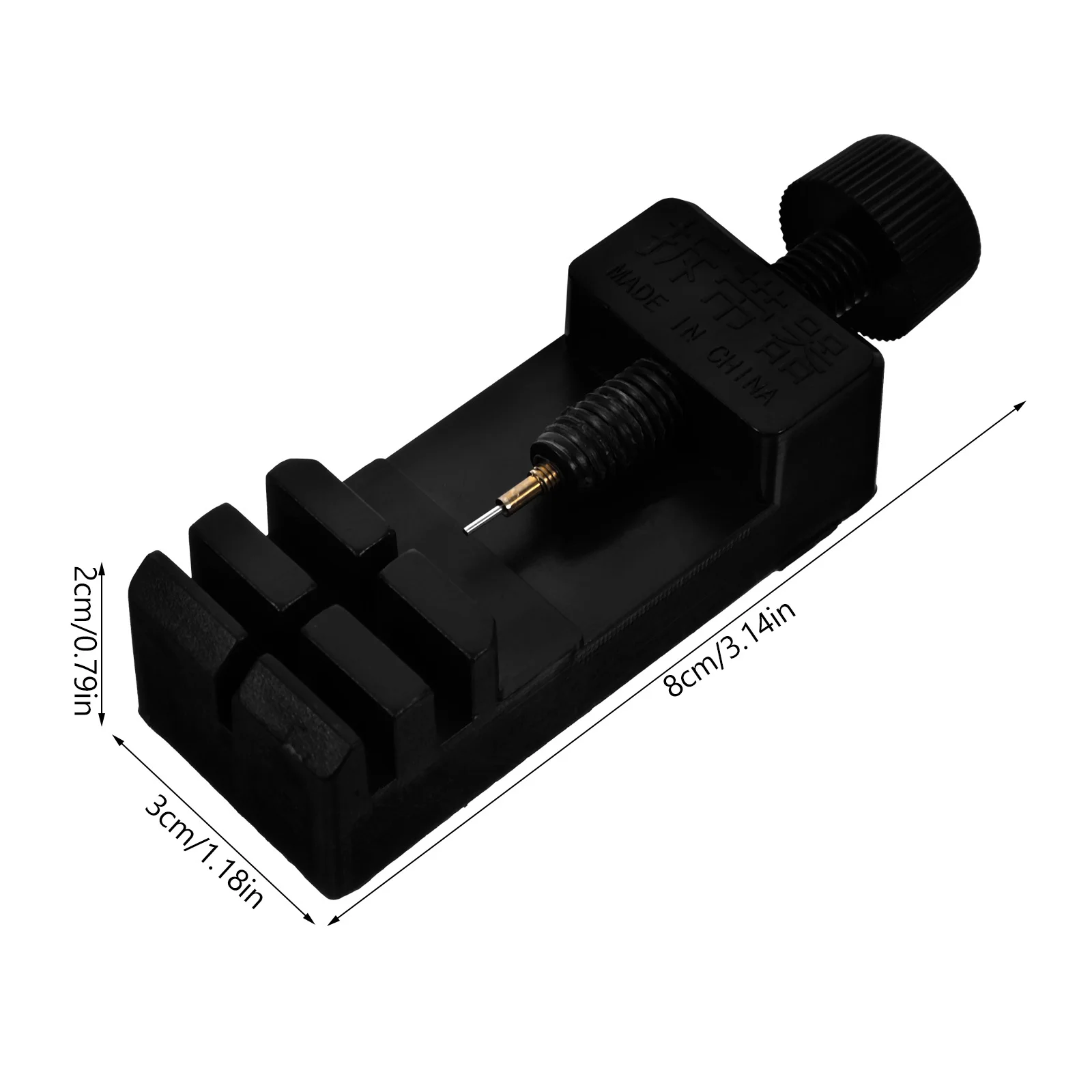 1Pcs Watch Link Removal Tool Durable Sturdy Solid Easy to Use Adjustable for Different Band Thicknesses Repair Tool