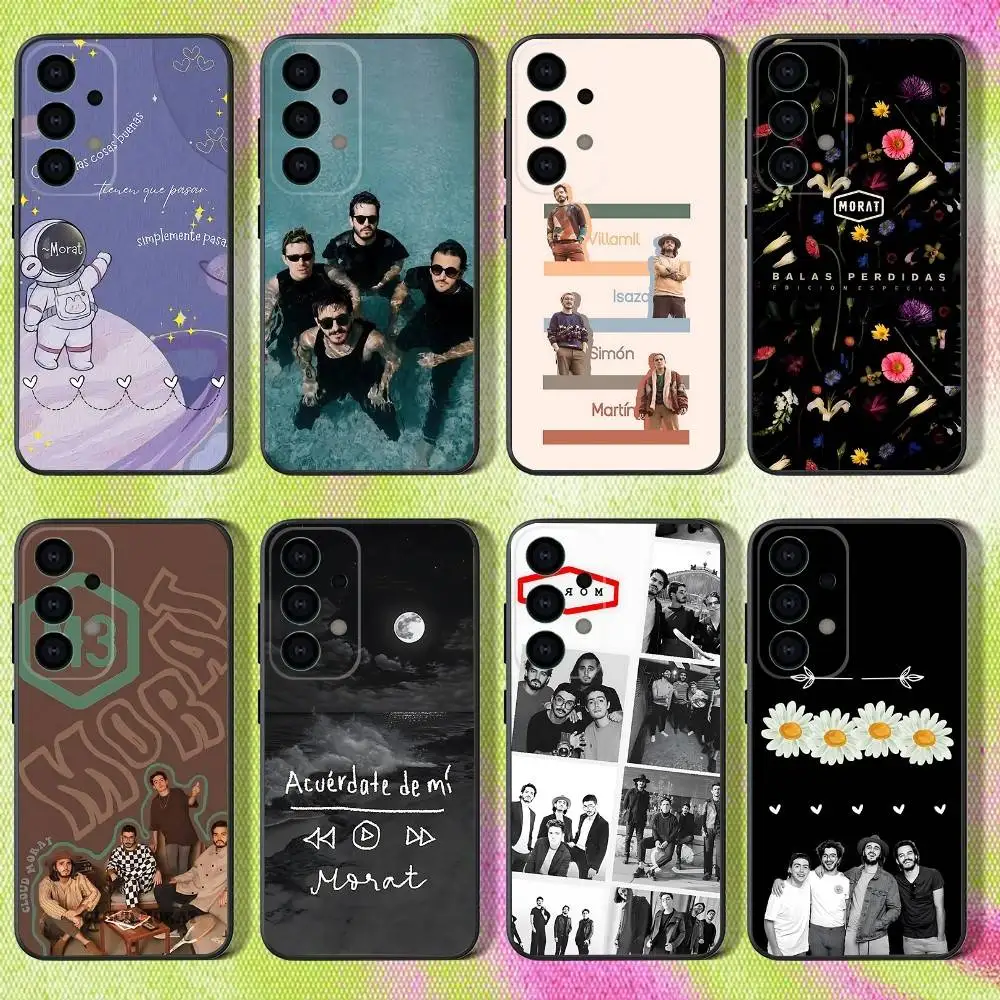 

Phone Case For Samsung S25,S24,S21,S22,S23,S30,Ultra,S20,Plus,Fe,Lite,Note,10,9,M-Morat Band 5G Black Cover