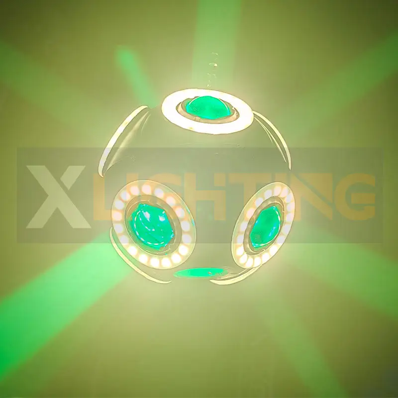 Newest RGB Kinetic LED Lifting Ball Matrix Light Football for Disco Nightclub Events RoHS Certified