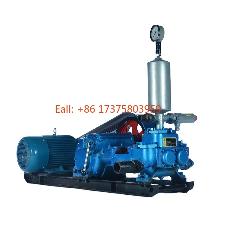 Factory Price BW200-4 Horizontal Double Cylinder Reciprocating Two Acting Piston Mud Pump