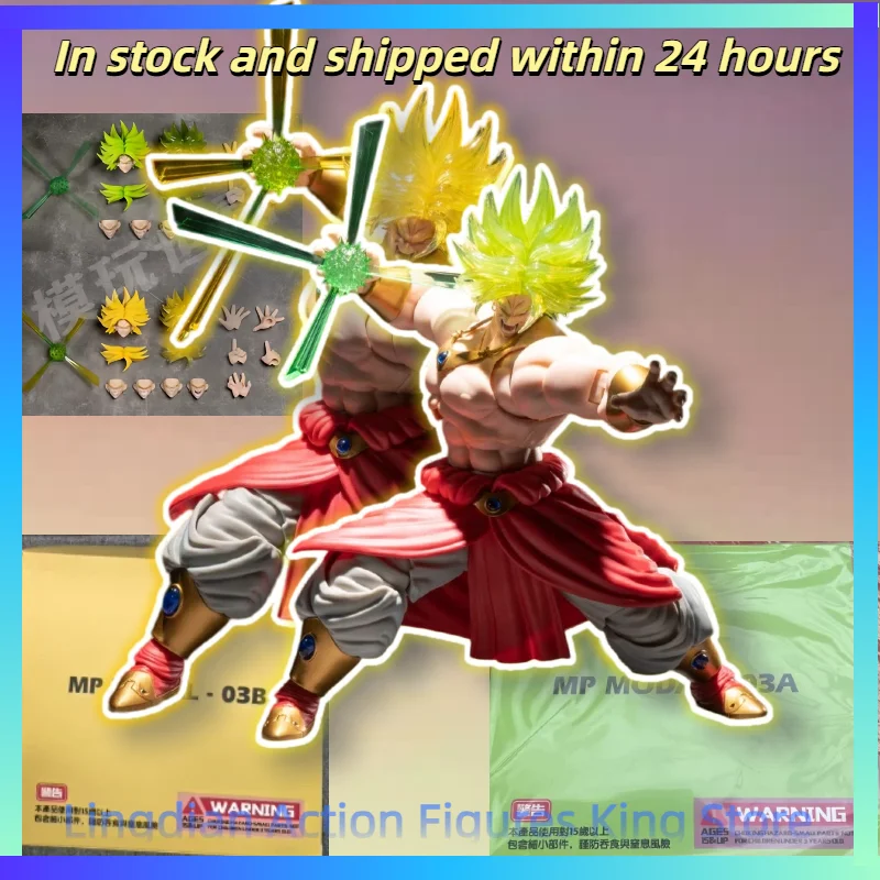 

В наличии: Переиздание MP MODEL Wild Force Broly Accessory Pack 03a Green 03b Yellow с фигуркой Божественного Зверя, коллекционная игрушка, подарок