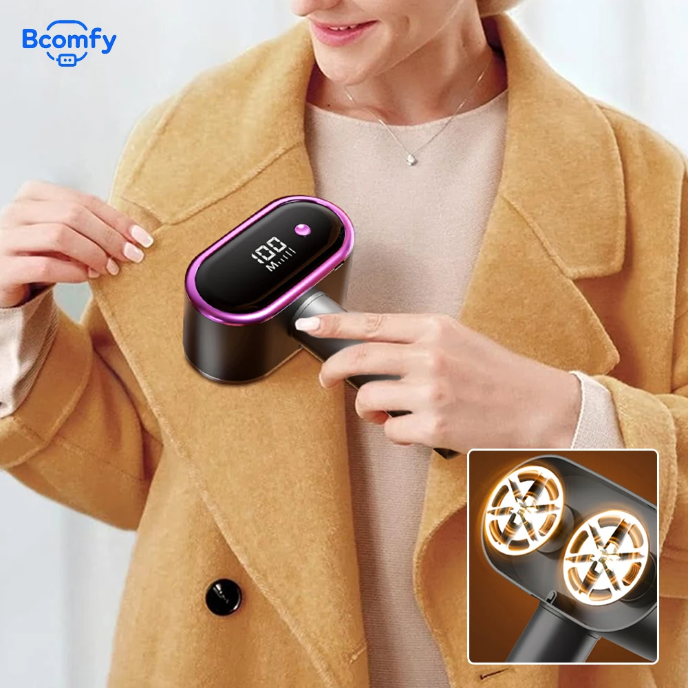 

Electric Lint Remover Portable Double-headed Fabric Shaver Rechargeable Pellet Lint Removers For Clothing Clothes Fluff Remover