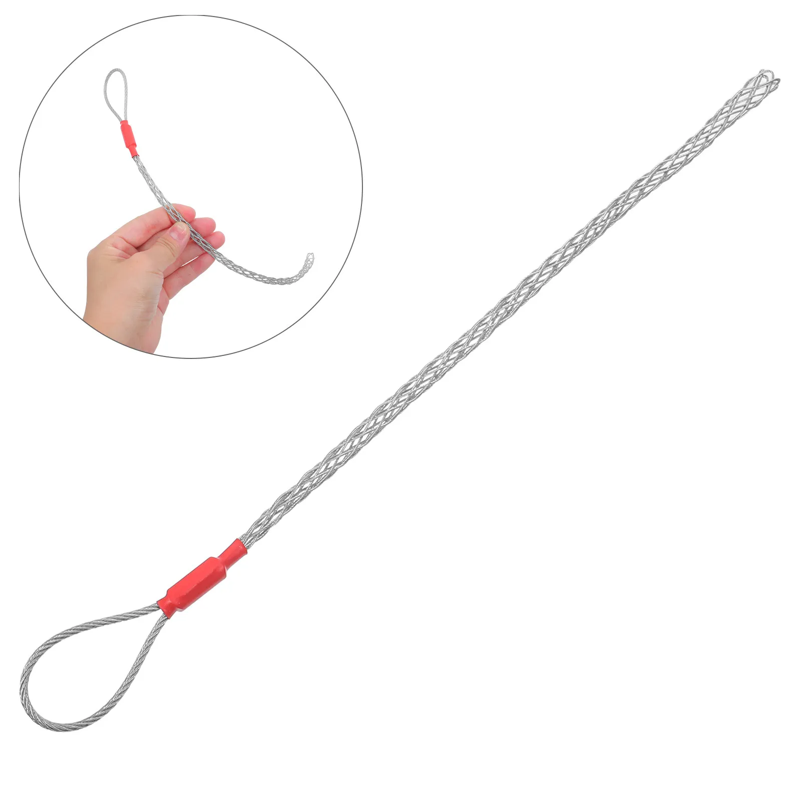 Wire Pulling Grip Electrical Pulling Grip Wire Puller Tool 10-12Mm Cable Mesh Sock Efficient Cable Tensioner Tool for Network