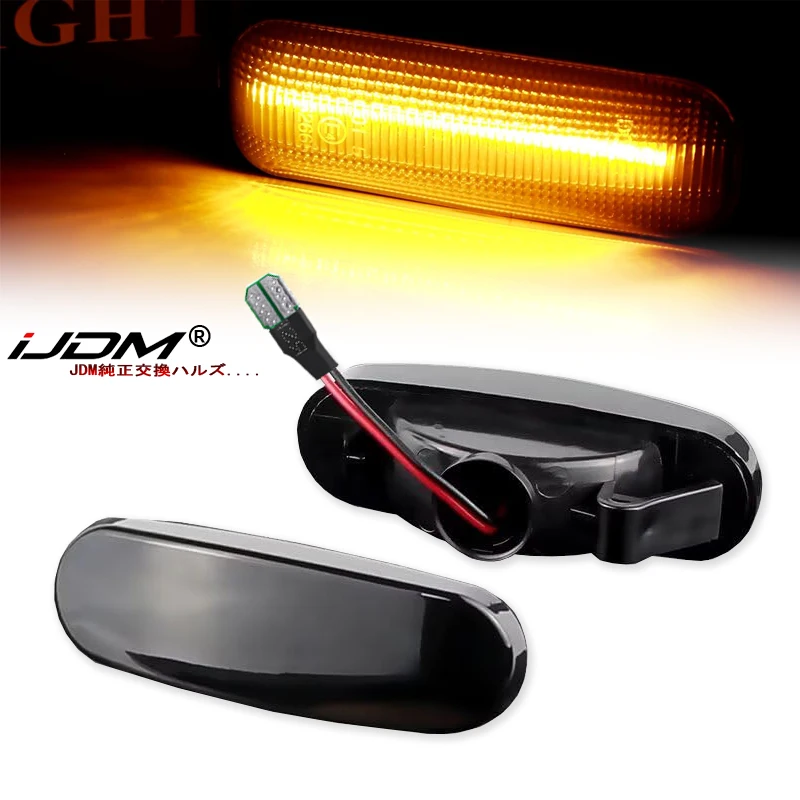 2Pcs For Fiat Panda 169 Grande Punto Inkl. Evo Doblo Fiorino Linea Idea Dynamic LED Side Marker Light Repeater Lamp