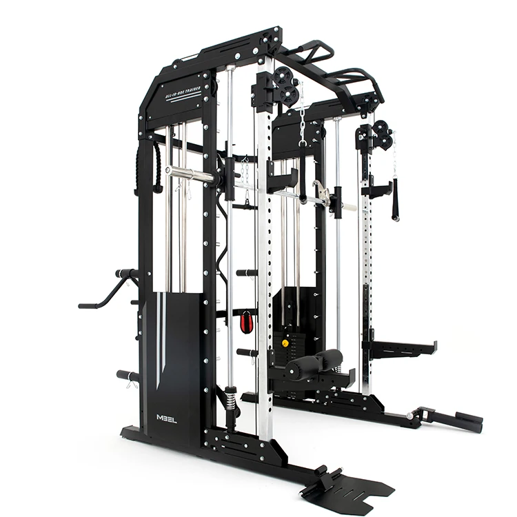 Multi Functional Trainer Power Rack Fitness Gym Equipment Exercise Equipment Smith Machine Home Gym Station New