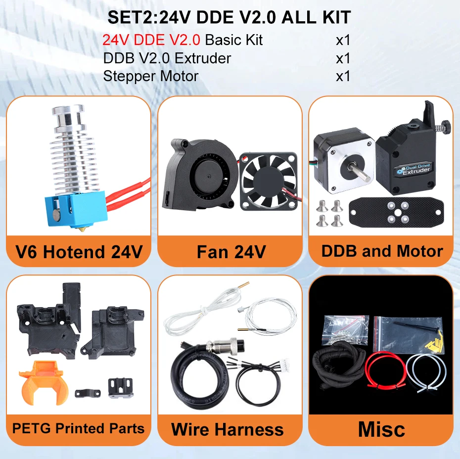 Trianglelab DDE V2 Direktantrieb-Extruder-Upgrade-Plan für Creality Ender-3 CR10 Serie 3D-Drucker, kompatibel mit TD6 HOTEND – Detail 14