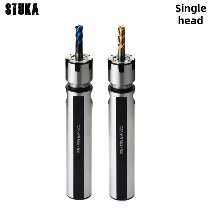 Stuka Single head Swiss lathe ER Extension Rod Drilling shaft Fixed ER16 Knife Rod Drill Shank SL 16 19 22 25.4mm High Precision