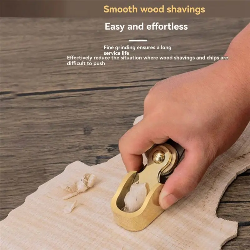 A99I-5PCS Convex Bottom Copper Planes Curved Bottom HSS Plane Cutter Violin Luthier Making Thumb Tool