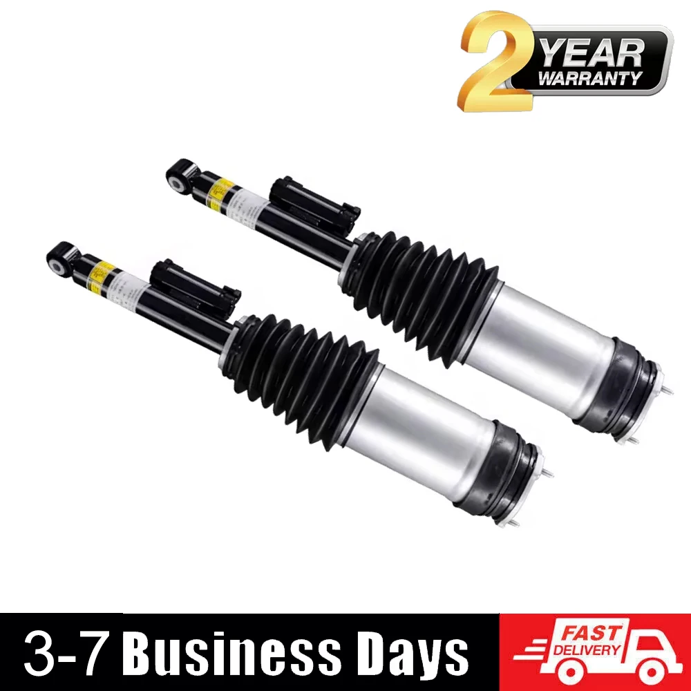 Pair Rear Air Suspension Struts For Tesla  Model S Model X P90D P100D Adaptive AWD 2016-