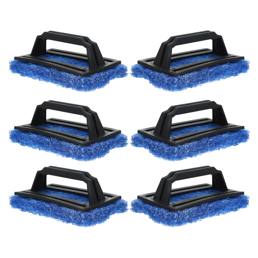 

6pcs Brush Ink Remover Brush Screen Printing Ink Remover Thick Material Scrubber Mesh Cleaner Scouring Pad
